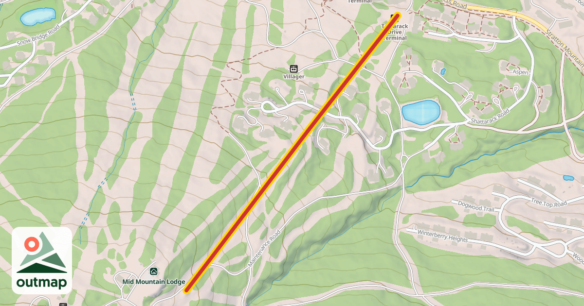 Map of Tamarack