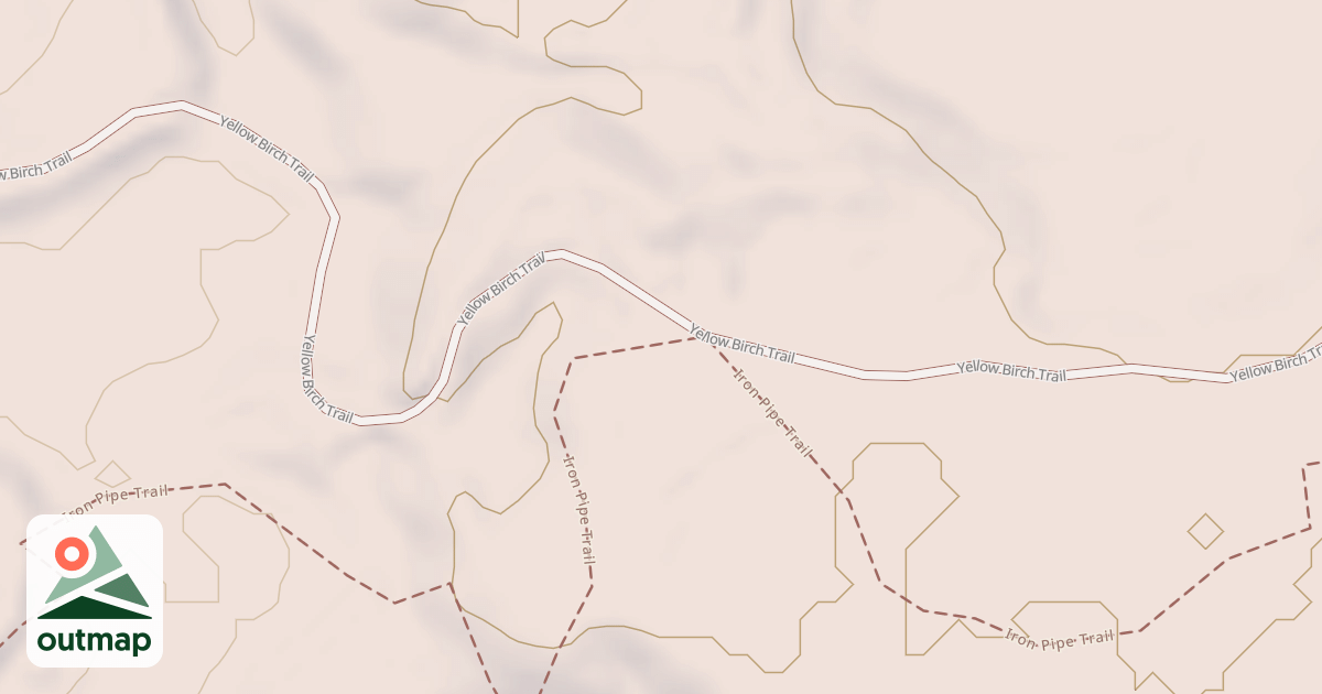 Map of Straight Arrows Trail