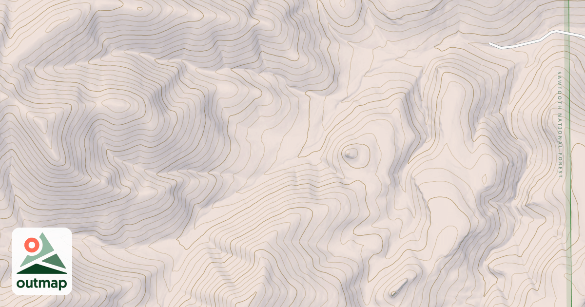 Map of LITTLE CEDAR CANYON