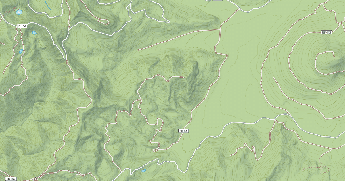 Map preview of CRATER CREEK