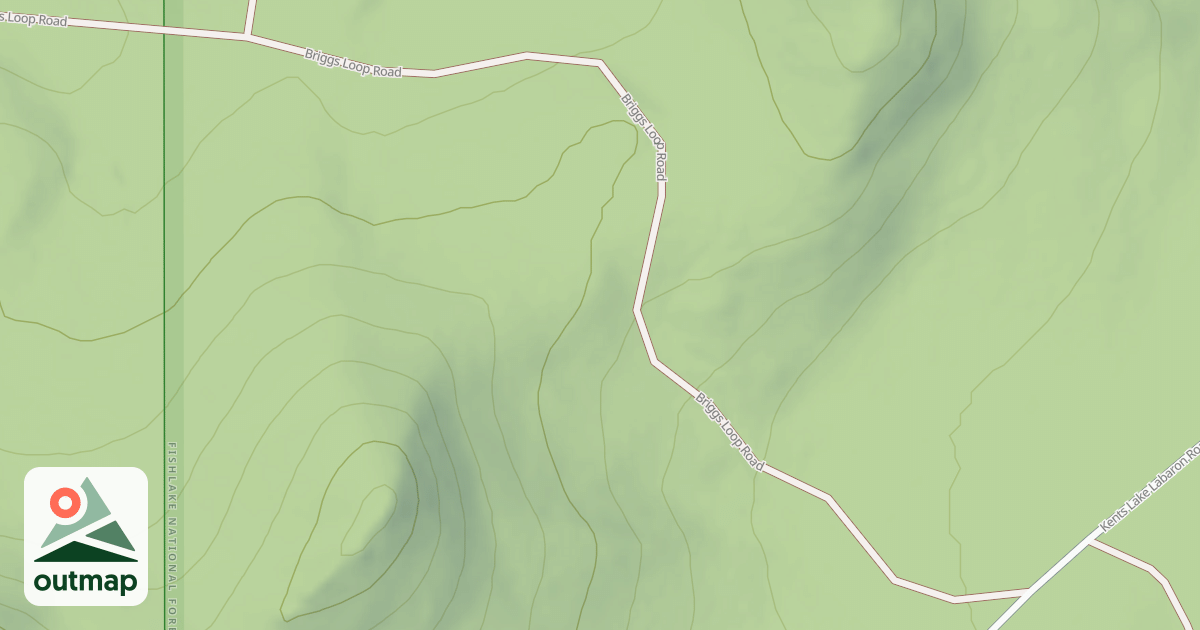 Map of BRIGGS LOOP