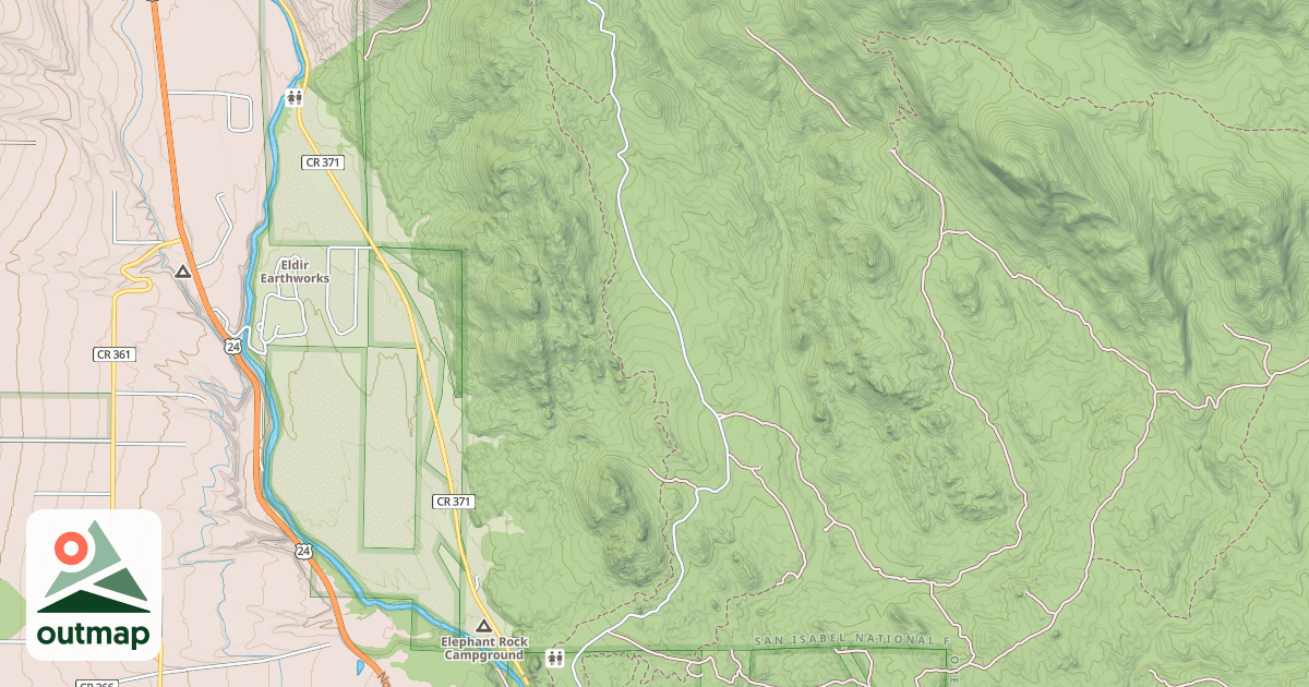 Map of FOURMILE CREEK
