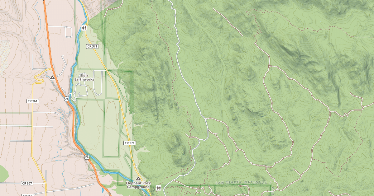 Map preview of FOURMILE CREEK