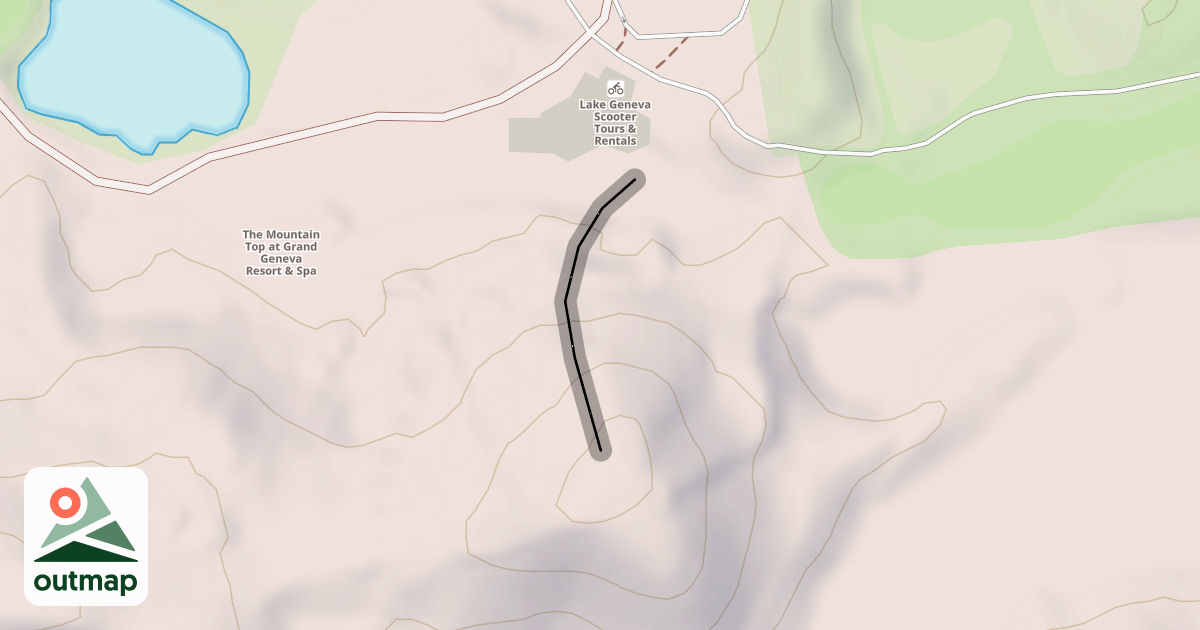 Map of Redwood Pass
