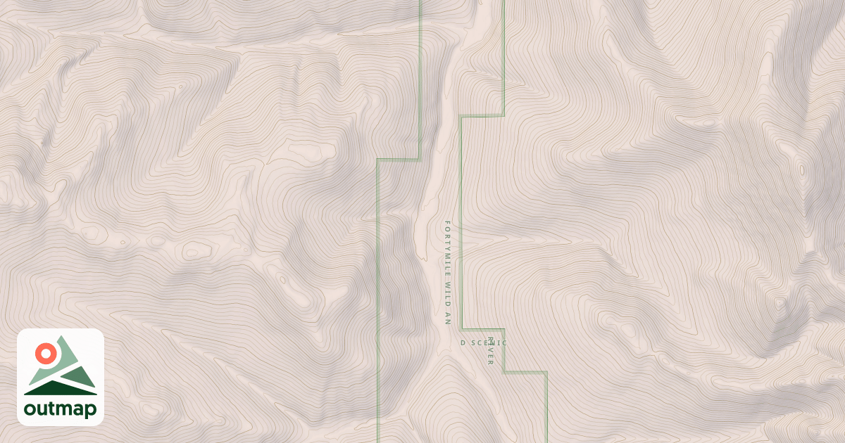 Map of Chicken Ridge Trail