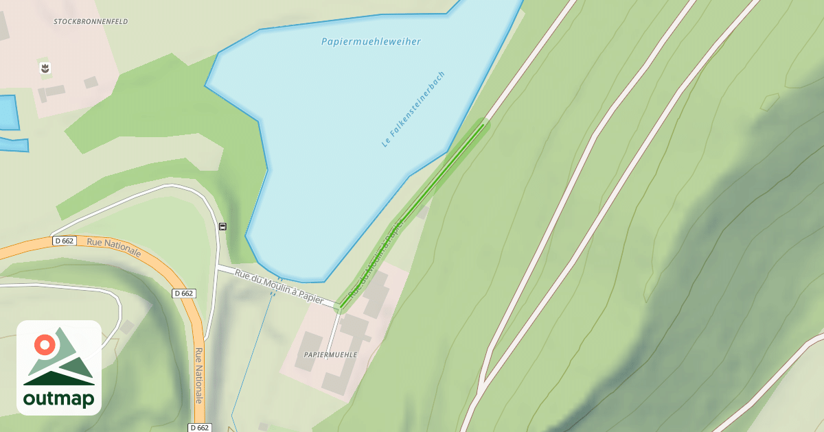 Map of Rue du Moulin à Papier