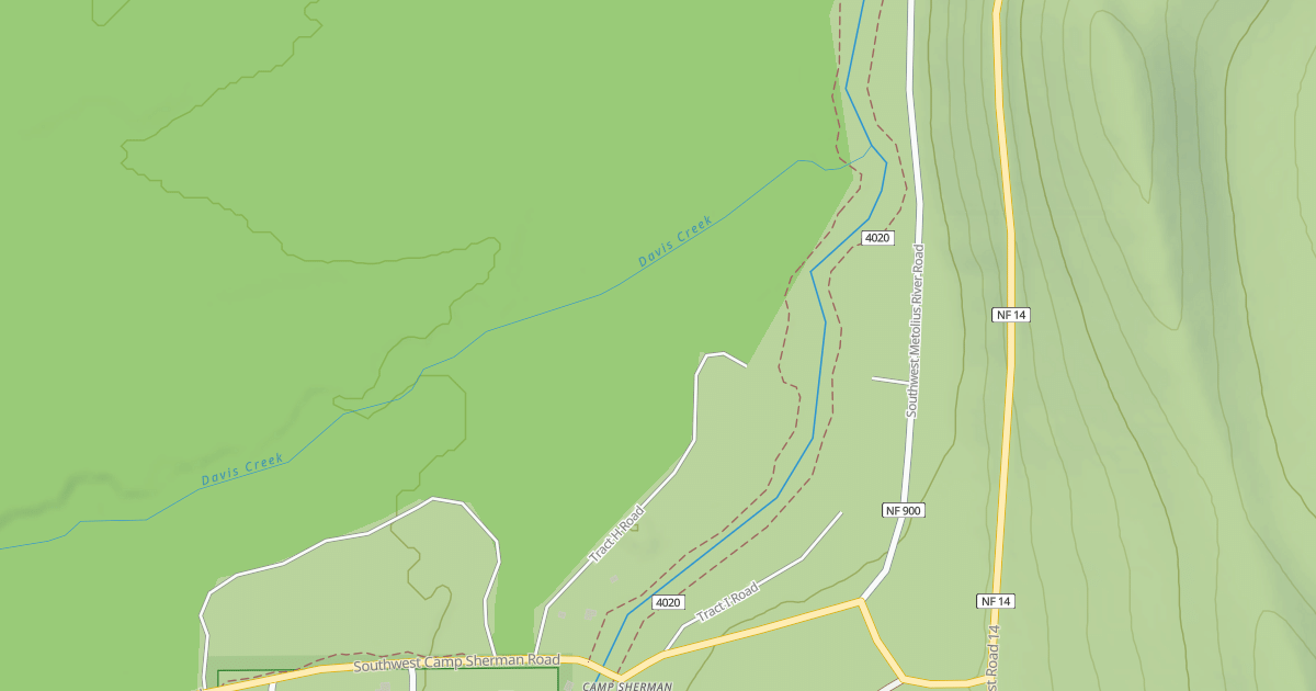 Map preview of TRACT H