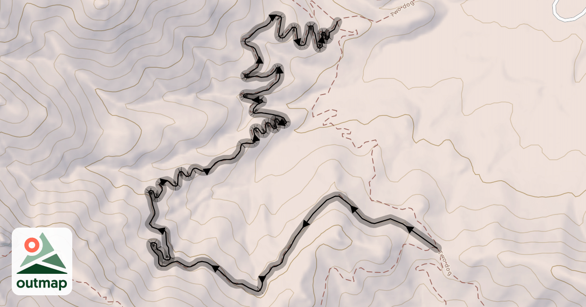 Map of Punchline Flow Trail