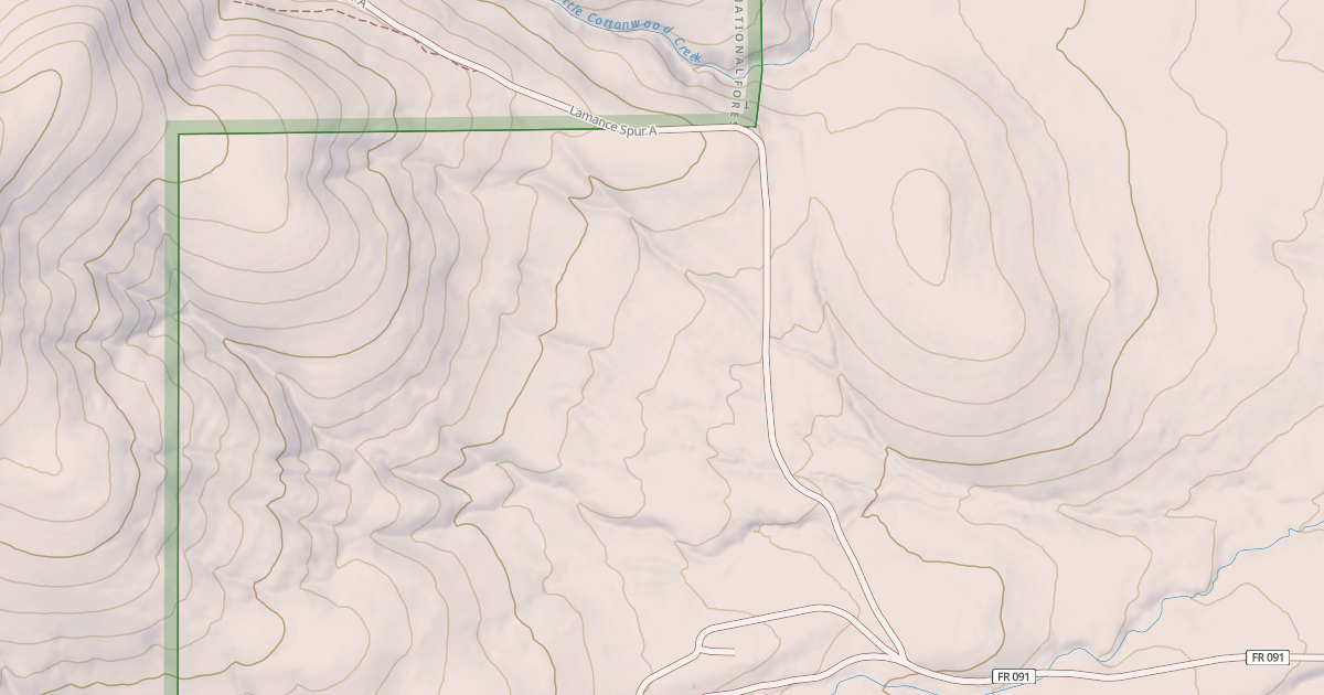 Map preview of LAMANCE SPUR A