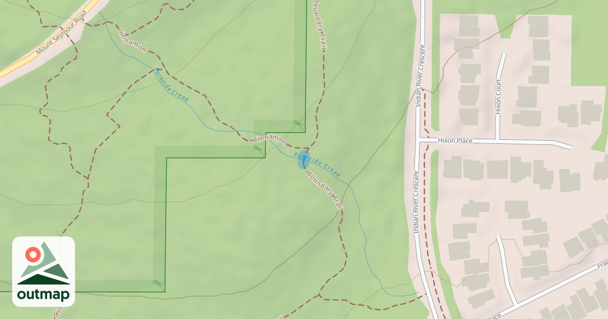 Map of Boundary Trail