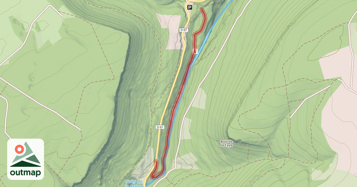 Map of Chemin du Puits Noir