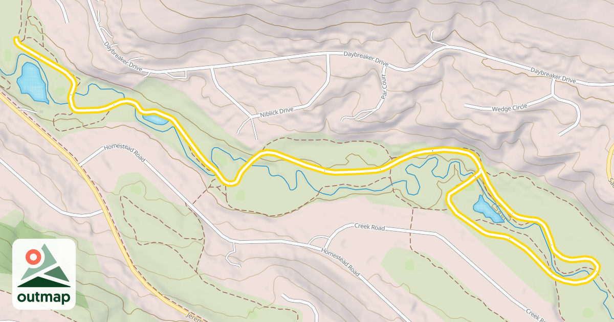Map of Lower Track