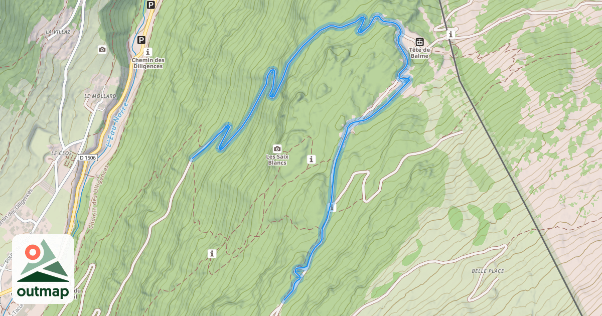 Map of La Louve
