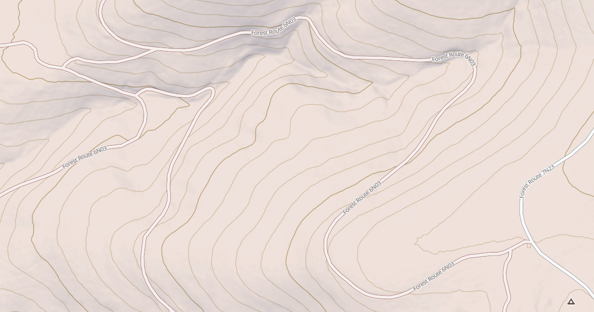 Map preview of USFS Motor Vehicle Use Map Roads {F83CA2F4-EB07-405F-BE4C-624244583313}
