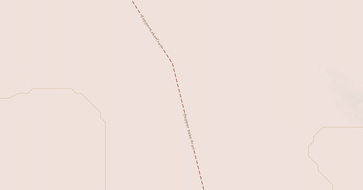 Map preview of Copper Lake Trail