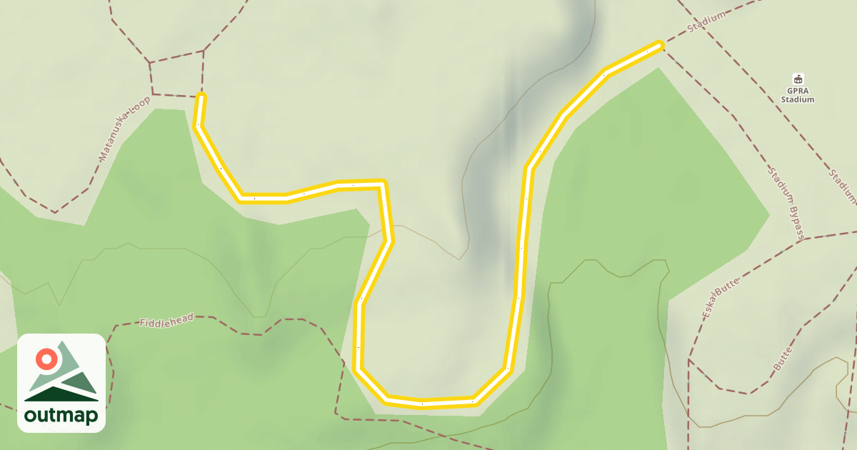 Map of Matanuska Loop