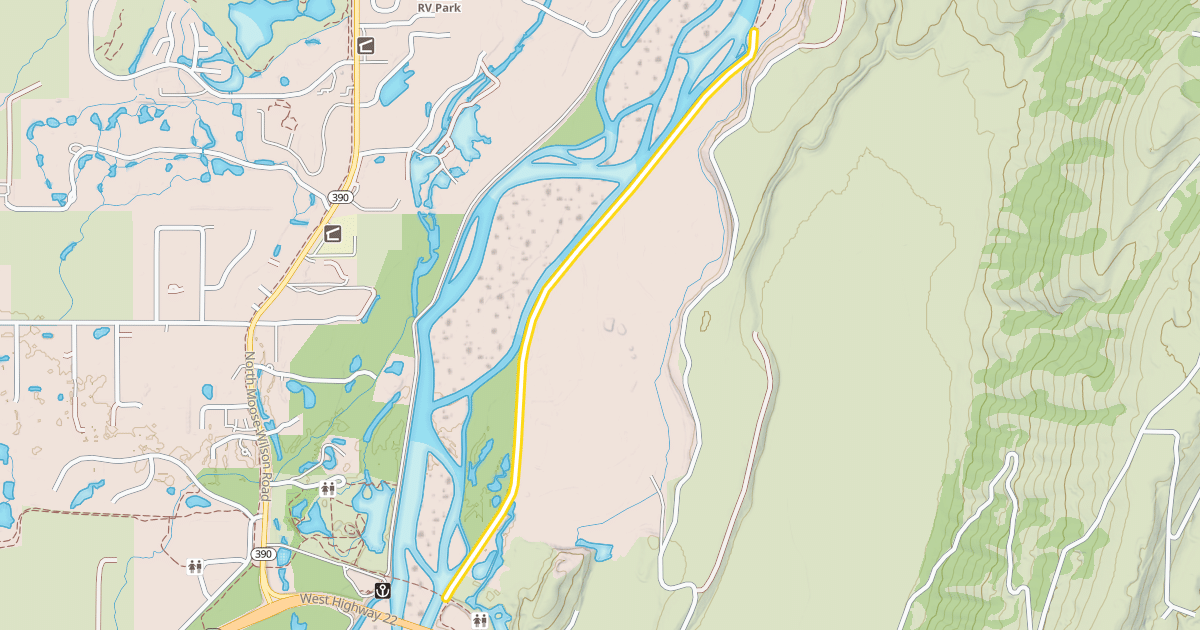 Map preview of Emilys Pond Levee