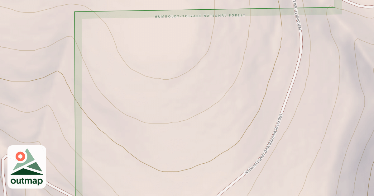 Map of QUINN RIVER SPUR J