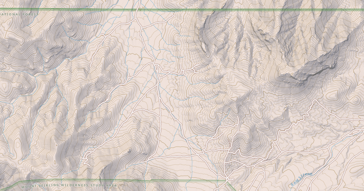 Map preview of MINING ENTRY ROAD