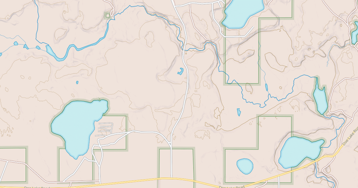 Map preview of HOVEY LAKE