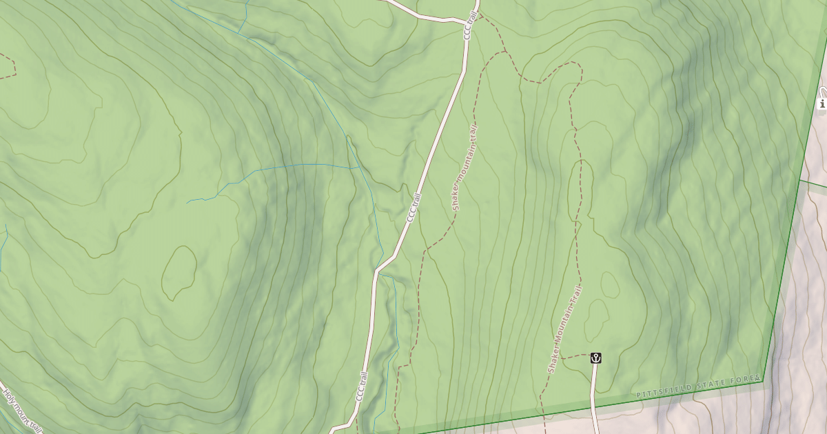 Map preview of CCC Trail