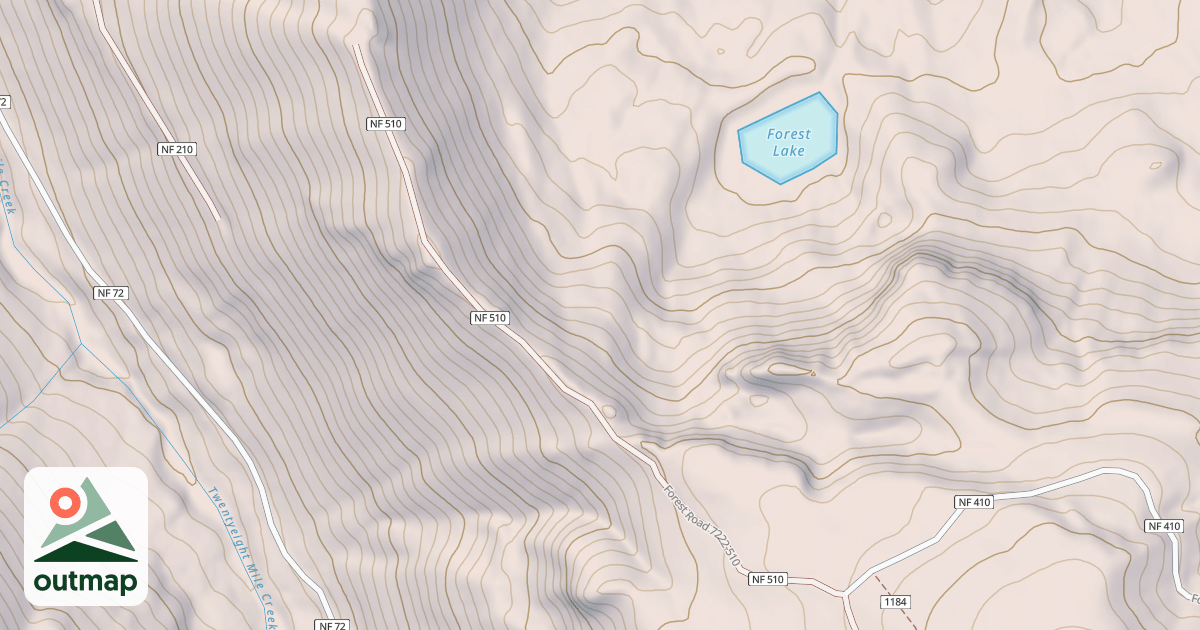 Map of FOREST RIDGE