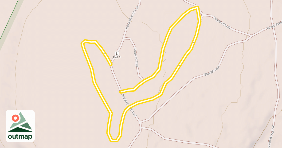 Map of Green XC Trail