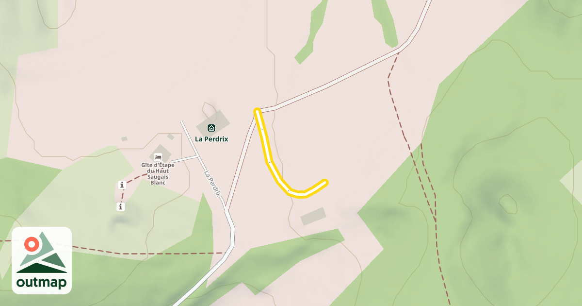 Map of Retour des pistes - Variante