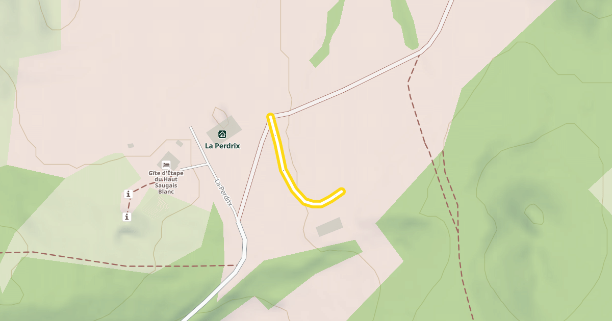 Map preview of Retour des pistes - Variante