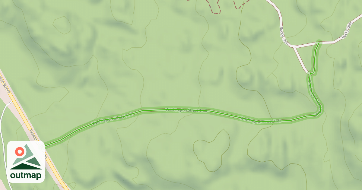 Map of Washington Street Trail