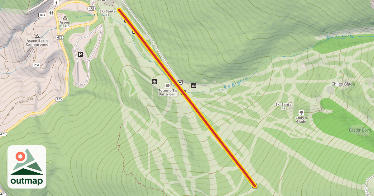 Map of Sierra