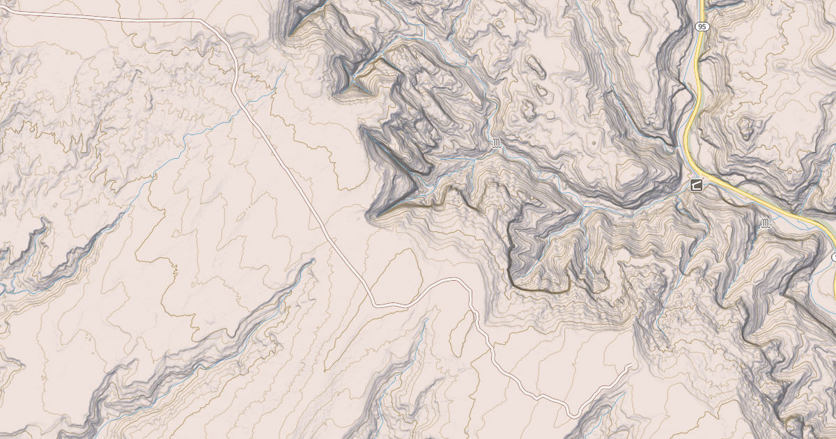 Map preview of BLM National GTLF Public Motorized Roads 2eaef53b-4a8d-4b69-a36d-2bff744ebfc5