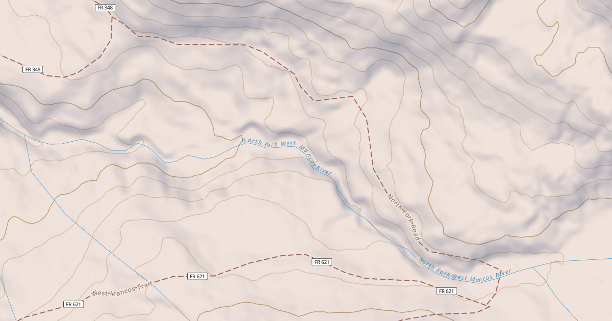 Map preview of NORTH FORK
