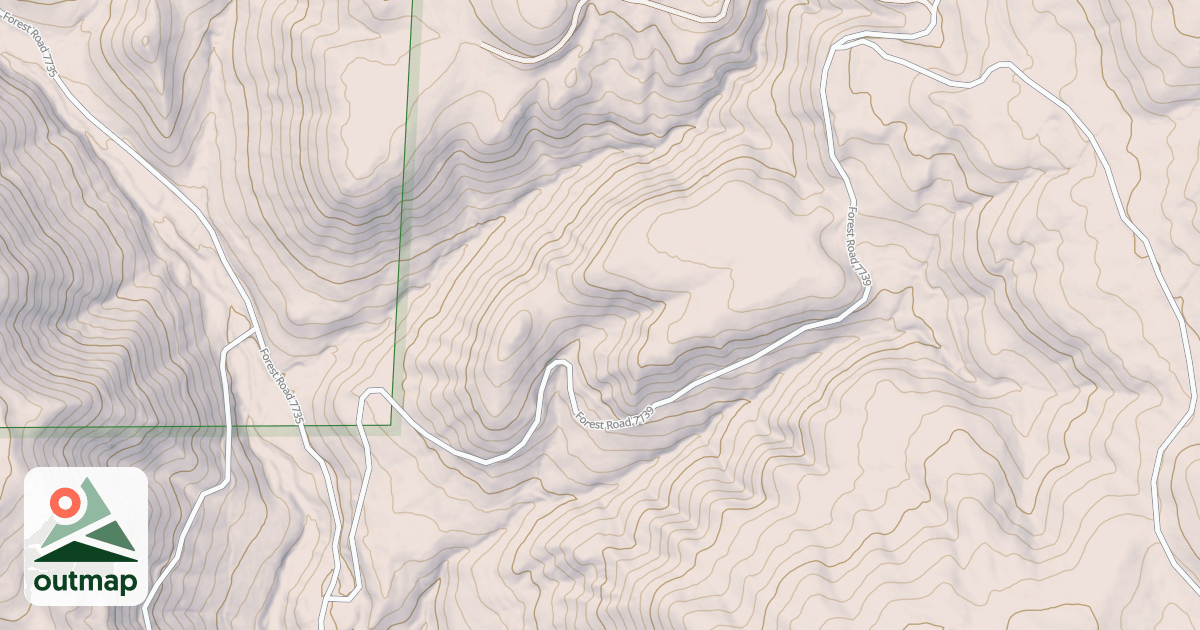 Map of USFS National Forest System Roads {2F209E4E-B360-4950-99D0-F06D92CC5963}