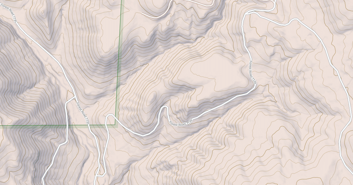 Map preview of USFS National Forest System Roads {2F209E4E-B360-4950-99D0-F06D92CC5963}