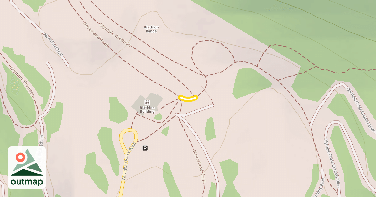 Map of Neverland Trail