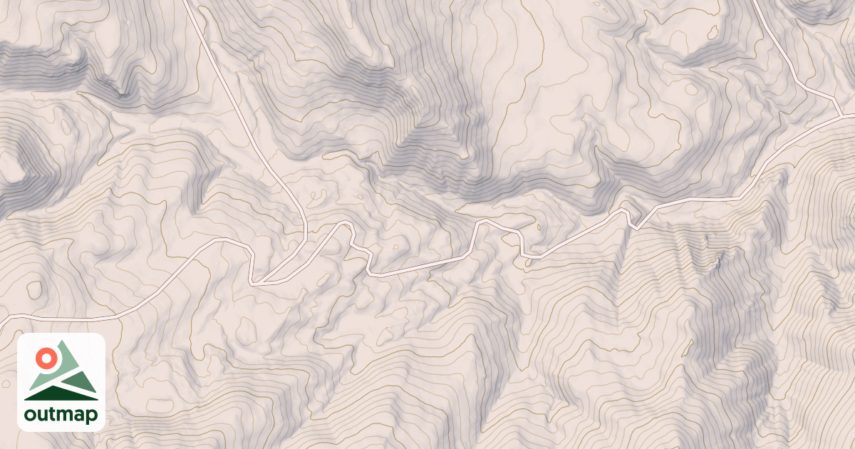 Map of BIG HAT JEEP ROAD