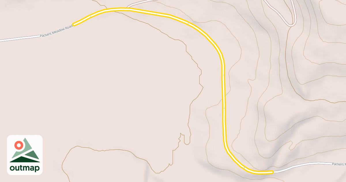 Map of Packers Meadow Road