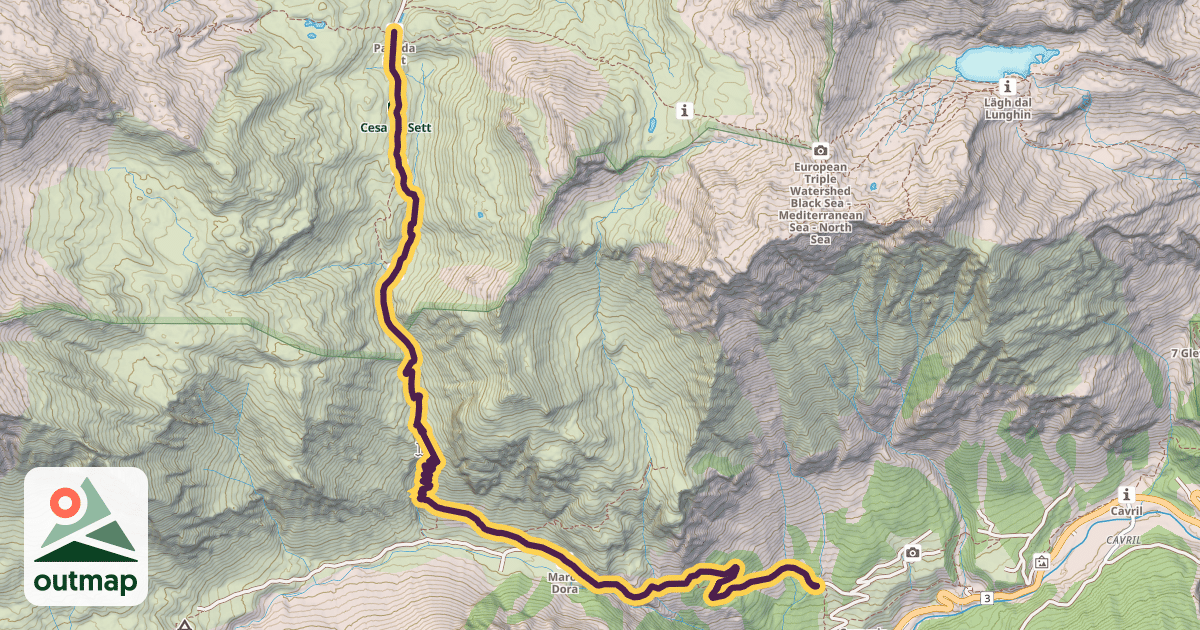 Map of Via Sett