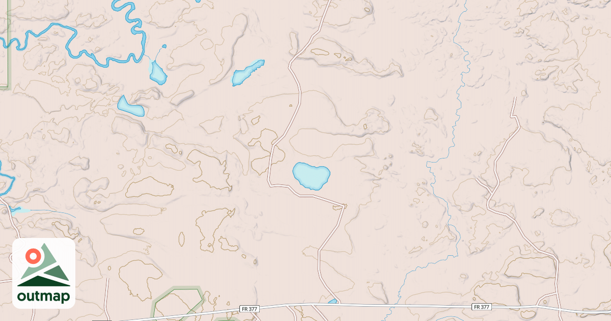 Map of EDWARD LAKE