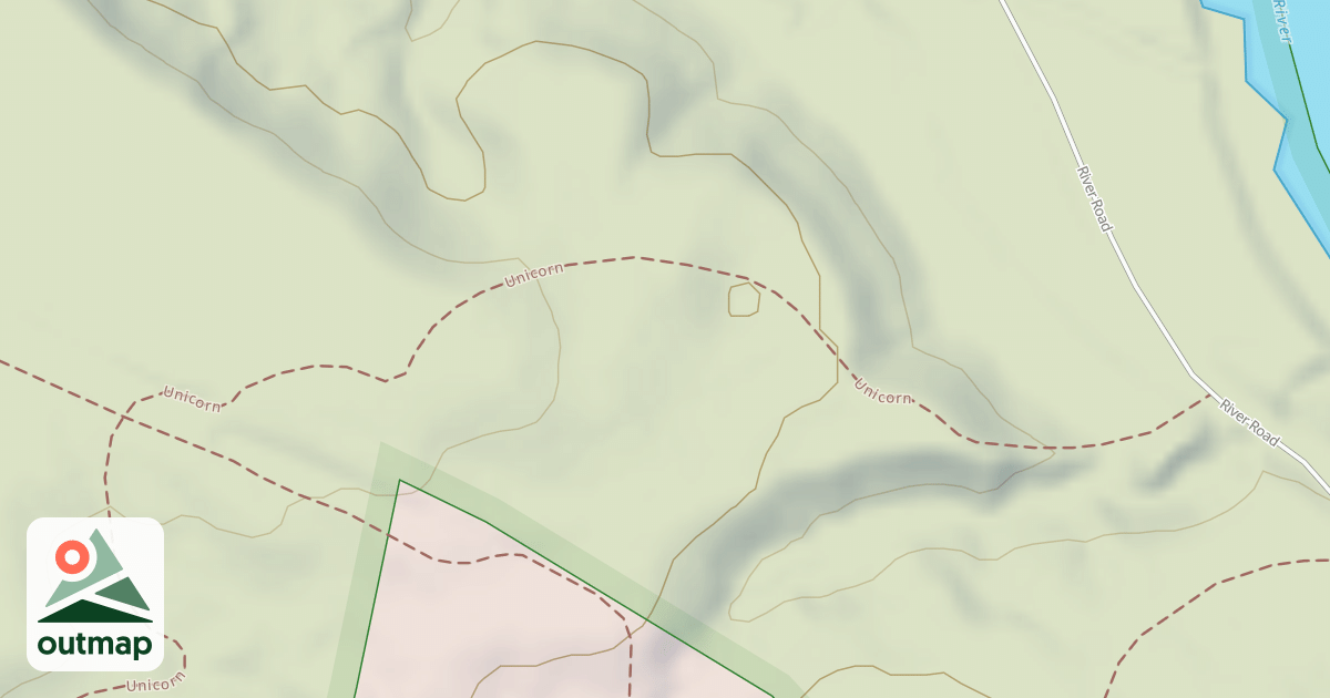 Map of Red Trail