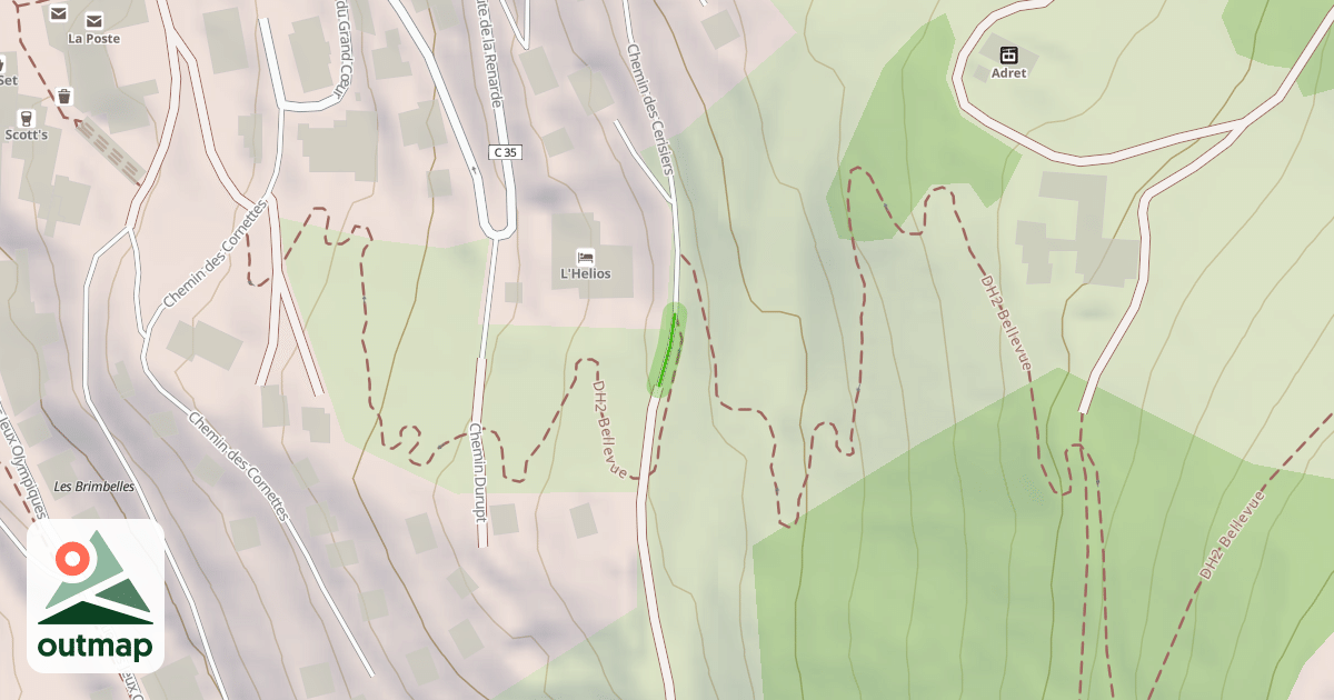 Map of Chemin des Cerisiers