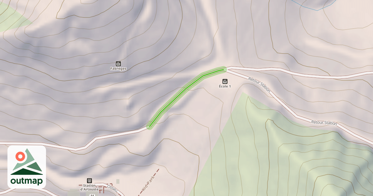 Map of Ossau