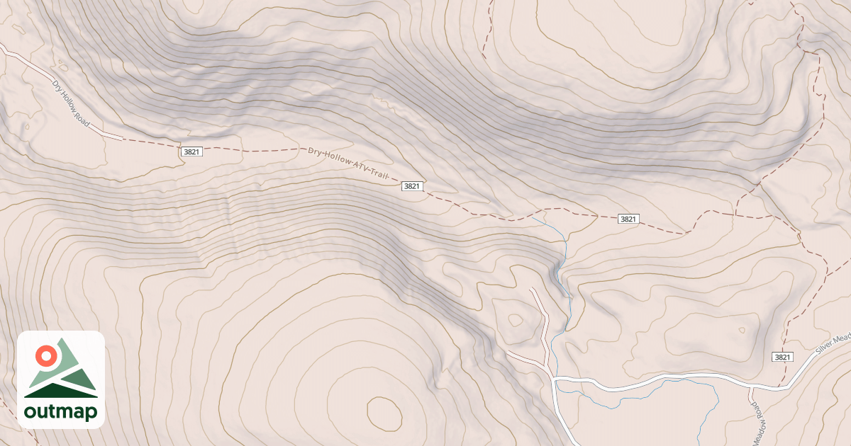Map of DRY HOLLOW ATV TRAIL