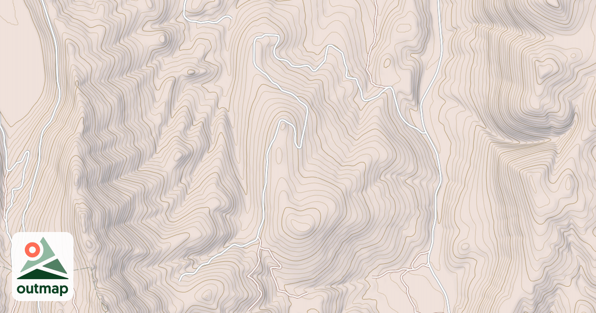 Map of HARRINGTON PEAK