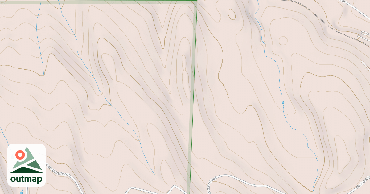 Map of BOUNDARY SPUR
