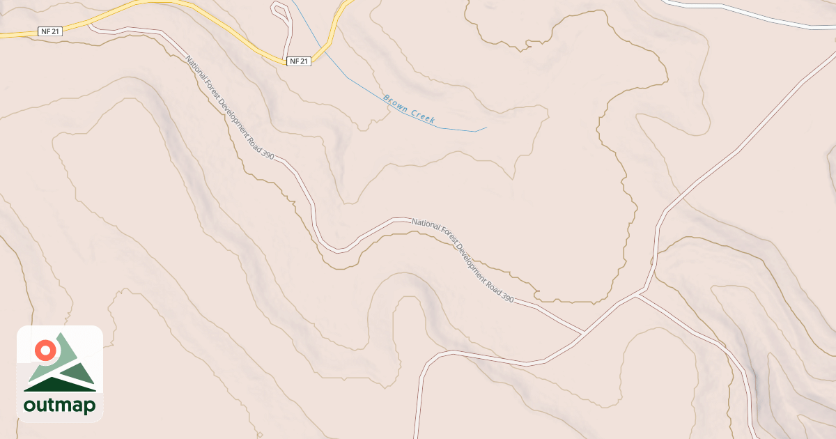 Map of USFS National Forest System Roads {4C5E3E7C-A286-4F17-929E-6247A36401F9}