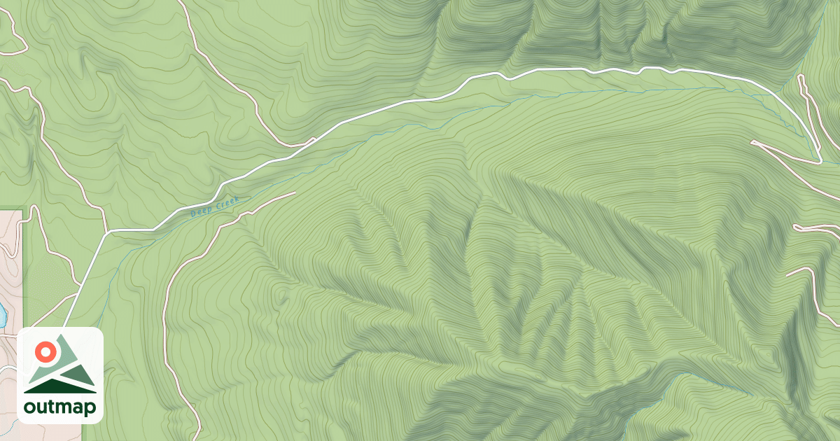 Map of Deep Creek X-C Ski