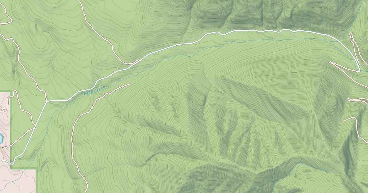 Map preview of Deep Creek X-C Ski
