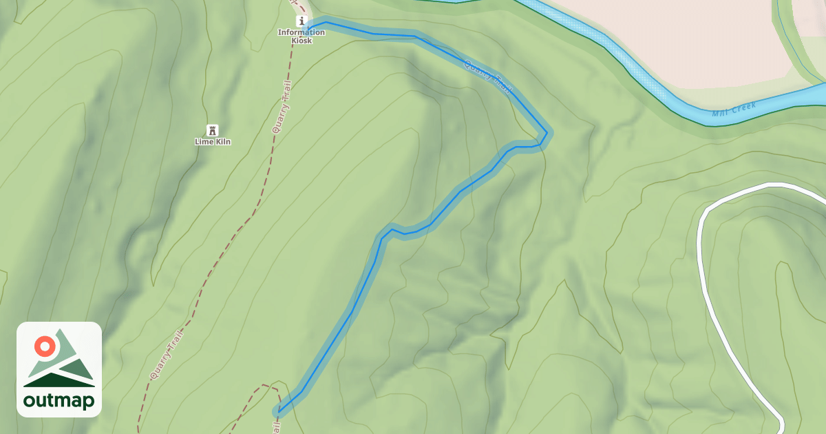 Map of Quarry Trail